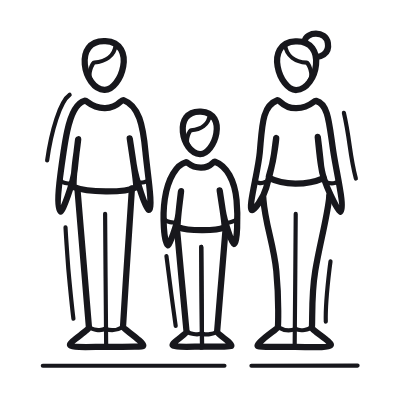 Family, Animated Icon, Outline
