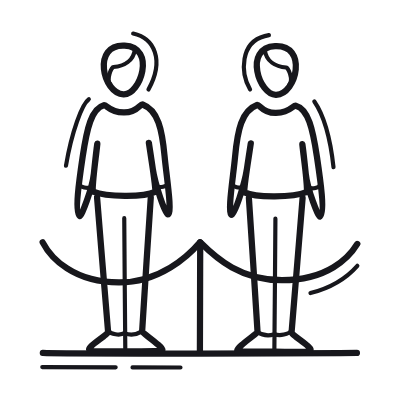 People queue, Animated Icon, Outline