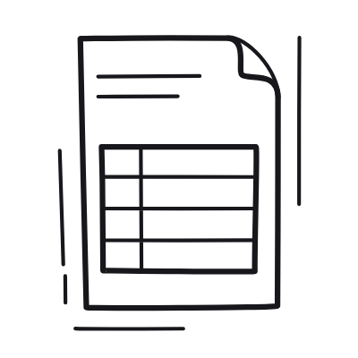 Purchase Order, Animated Icon, Outline