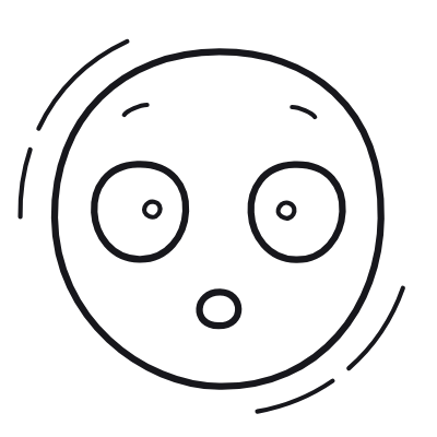 Wow, Animated Icon, Outline