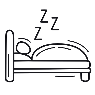 Sleep, Animated Icon, Outline