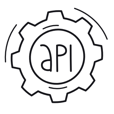 Rest API, Animated Icon, Outline
