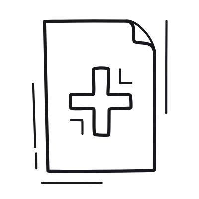File Plus, Animated Icon, Outline