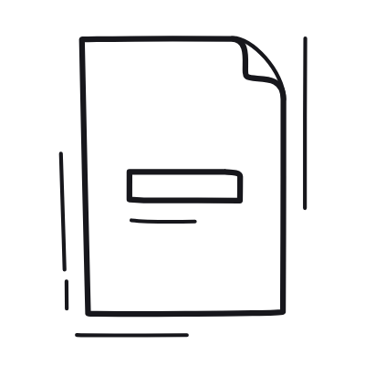 File Minus, Animated Icon, Outline