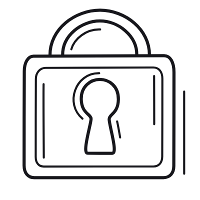 Lock, Animated Icon, Outline