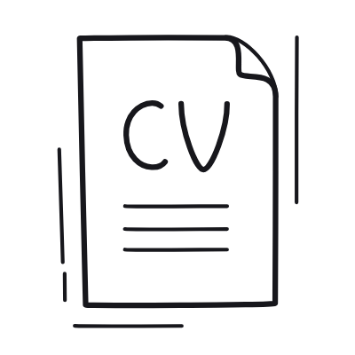 File CV, Animated Icon, Outline