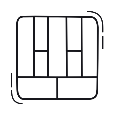 Business Model, Animated Icon, Outline