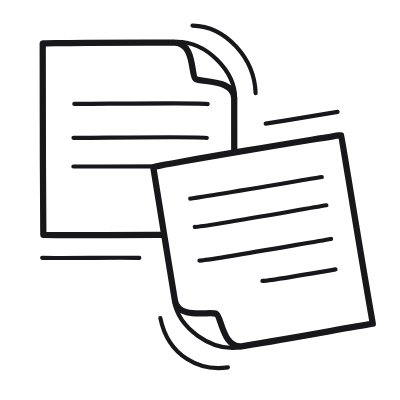 Sticky Notes, Animated Icon, Outline
