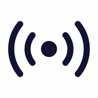 Signal, Animated Icon, Outline