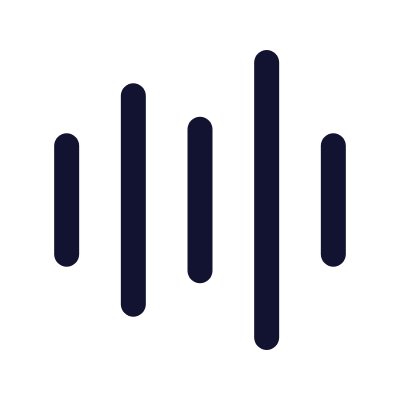 Sound Waves, Animated Icon, Outline