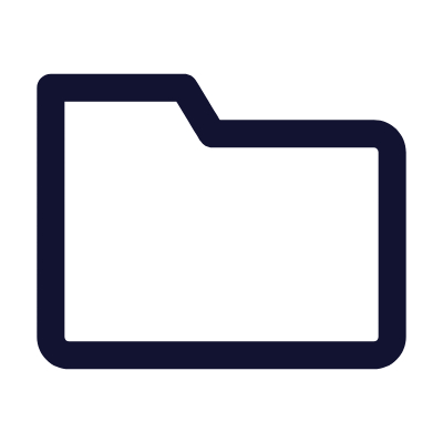 Folder, Animated Icon, Outline