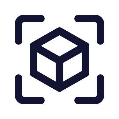 Cube AR, Animated Icon, Outline
