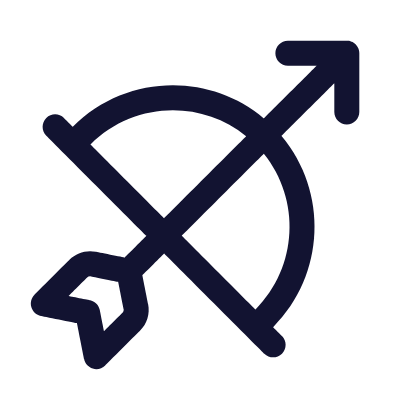 Archery, Animated Icon, Outline