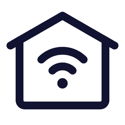 Smart Home, Animated Icon, Outline