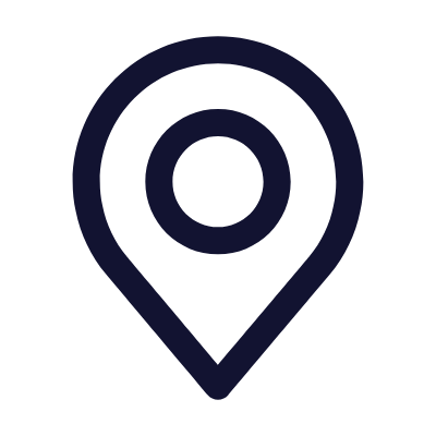 Location Pin, Animated Icon, Outline
