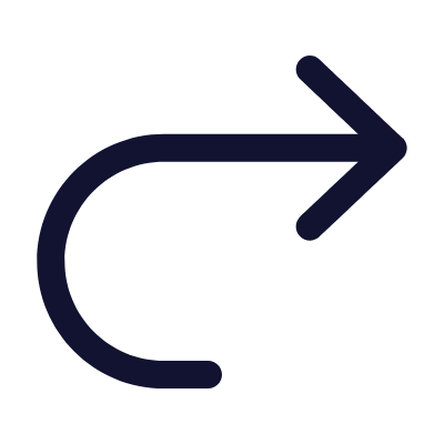 U Turn, Animated Icon, Outline
