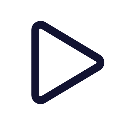 Play, Animated Icon, Outline