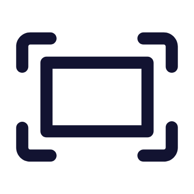 Fit Screen, Animated Icon, Outline