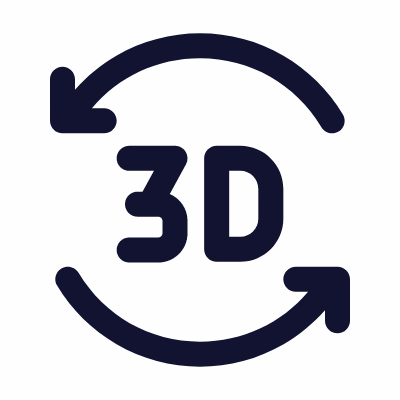 Rotate, Animated Icon, Outline