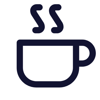 Coffee, Animated Icon, Outline