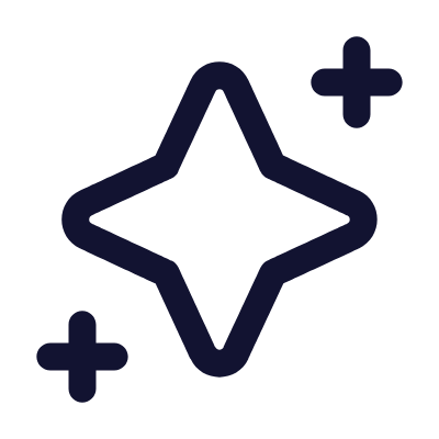 Sparkles, Animated Icon, Outline