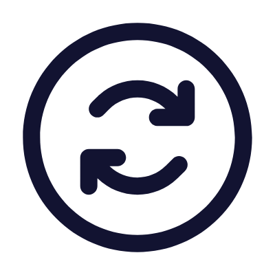 Refresh, Animated Icon, Outline