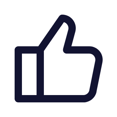 Thumb Up, Animated Icon, Outline
