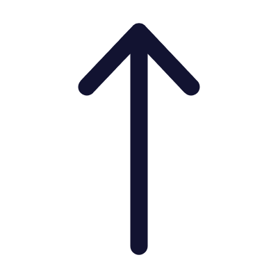 Arrow Up, Animated Icon, Outline