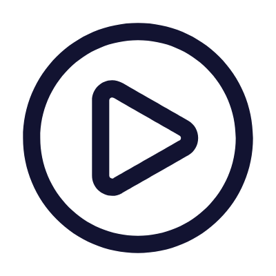 Play Circle, Animated Icon, Outline