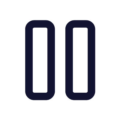 Pause, Animated Icon, Outline