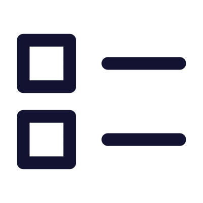Checkbox List, Animated Icon, Outline