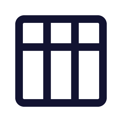 Grid Week, Animated Icon, Outline
