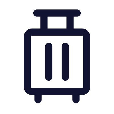 Luggage, Animated Icon, Outline