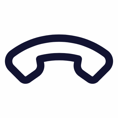 Phone End, Animated Icon, Outline