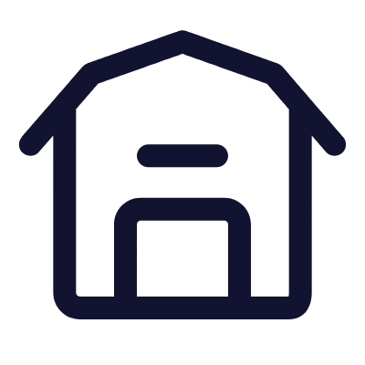 Barn, Animated Icon, Outline