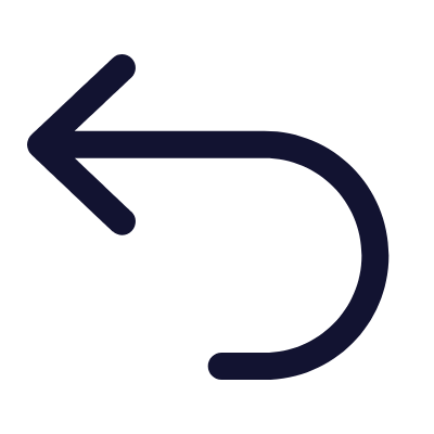 U-turn Left, Animated Icon, Outline