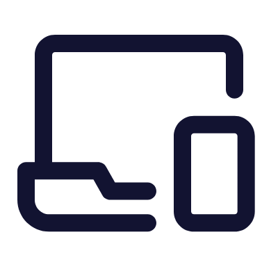 Responsive, Animated Icon, Outline