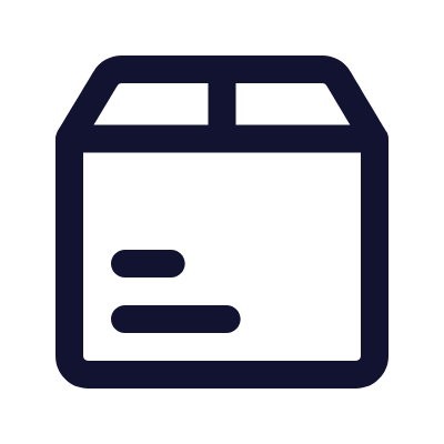 Box Front, Animated Icon, Outline
