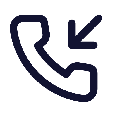 Phone Incomming, Animated Icon, Outline