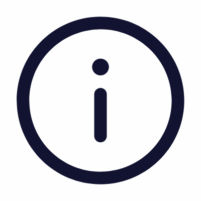Info Circle, Animated Icon, Outline