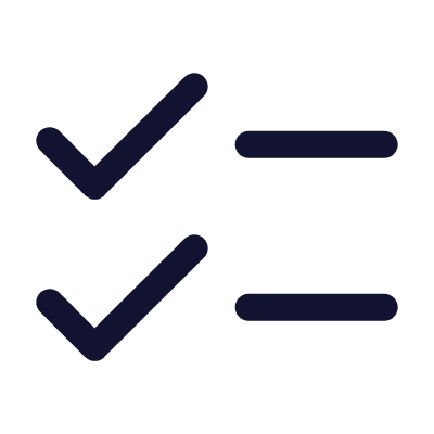 Check List, Animated Icon, Outline