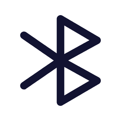 Bluetooth Symbol, Animated Icon, Outline