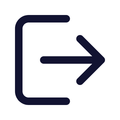 Sign Out, Animated Icon, Outline