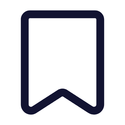 Bookmark, Animated Icon, Outline