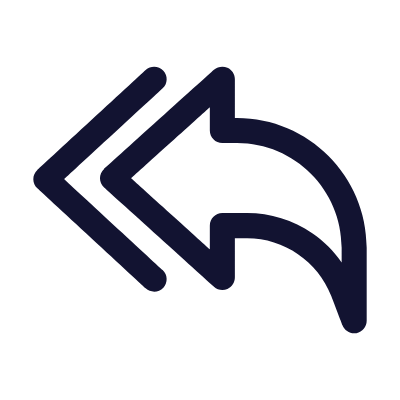 Reply All, Animated Icon, Outline
