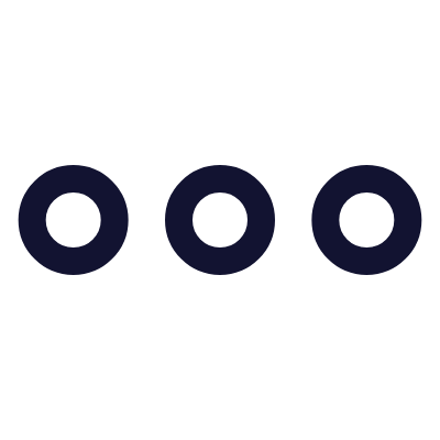 Loader Dots, Animated Icon, Outline