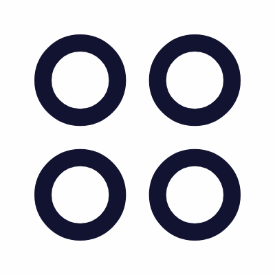Loader Dots, Animated Icon, Outline