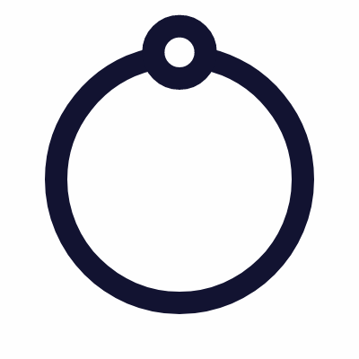 Loader Ring, Animated Icon, Outline
