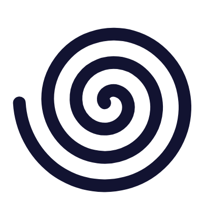 Loader Spiral, Animated Icon, Outline