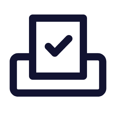 Elections, Animated Icon, Outline